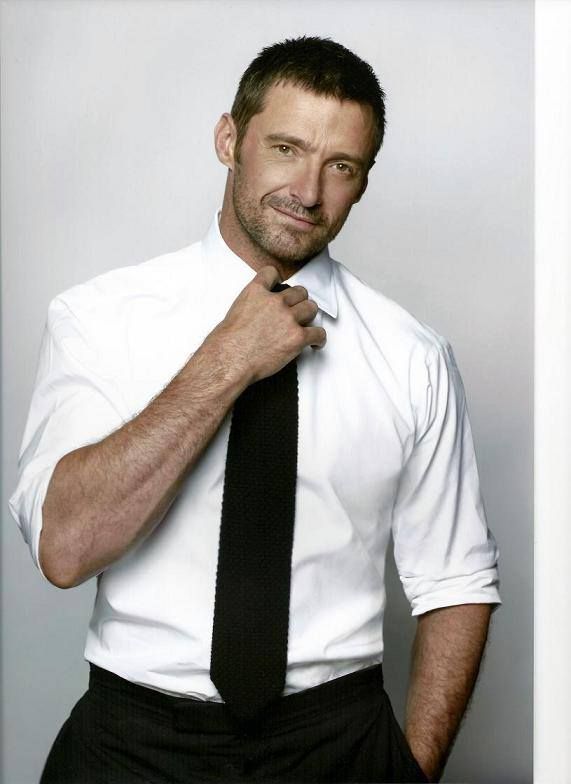 Hugh Jackman Posing With Shirt Open Naked Male Celebrities