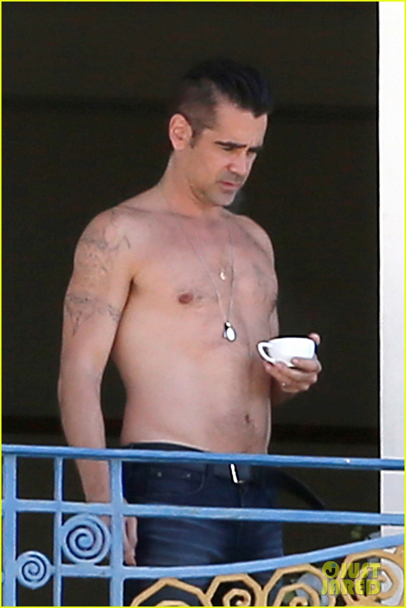 Colin Farrell Shirtless In Boxers Naked Male Celebrities