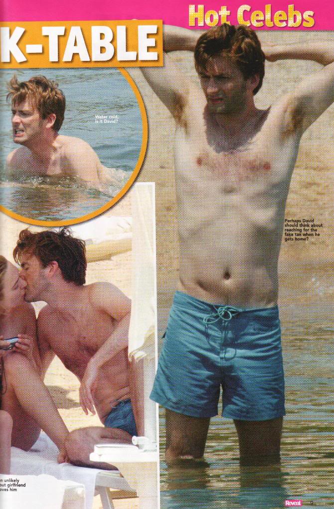 David Tennant In Bath Tub Mag Scans Naked Male Celebrities