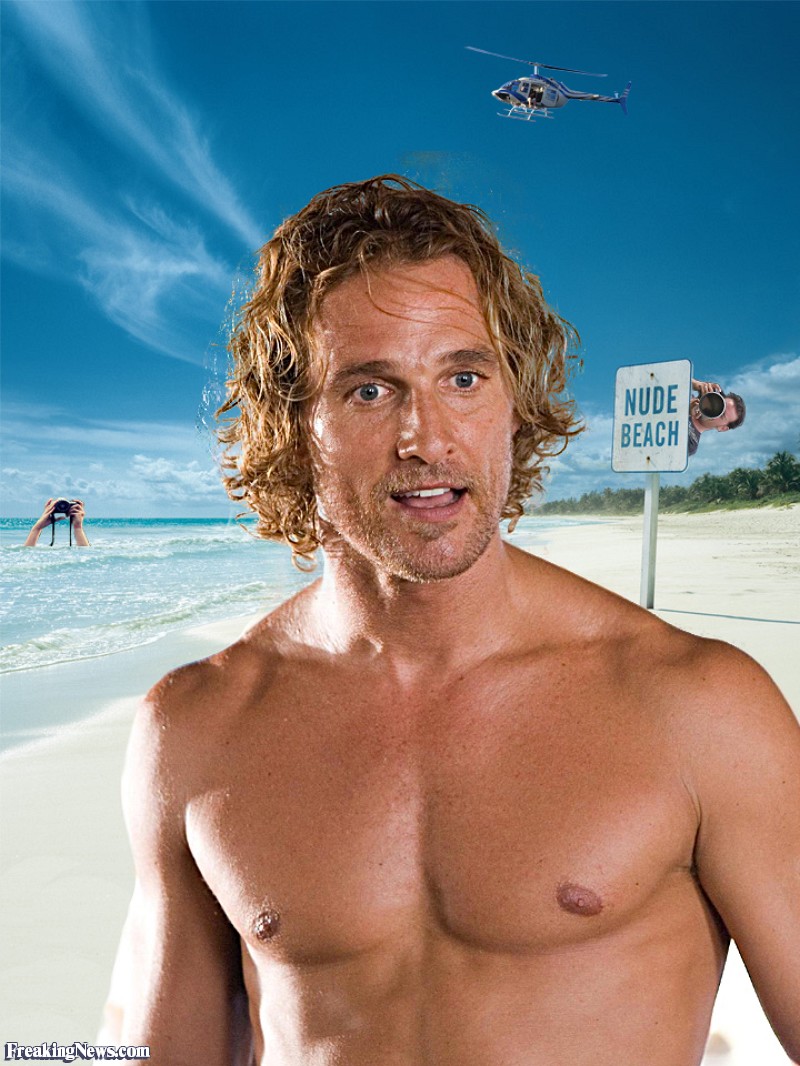 Matthew McConaughey Totally Nude On A Beach Naked Male Celebrities