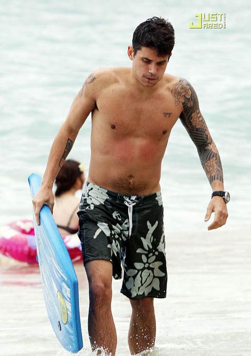 John Mayer Paparazzi Shirtless Shots Naked Male Celebrities