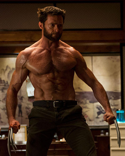 Hugh Jackman Exposes His Muscle Body Naked Male Celebrities