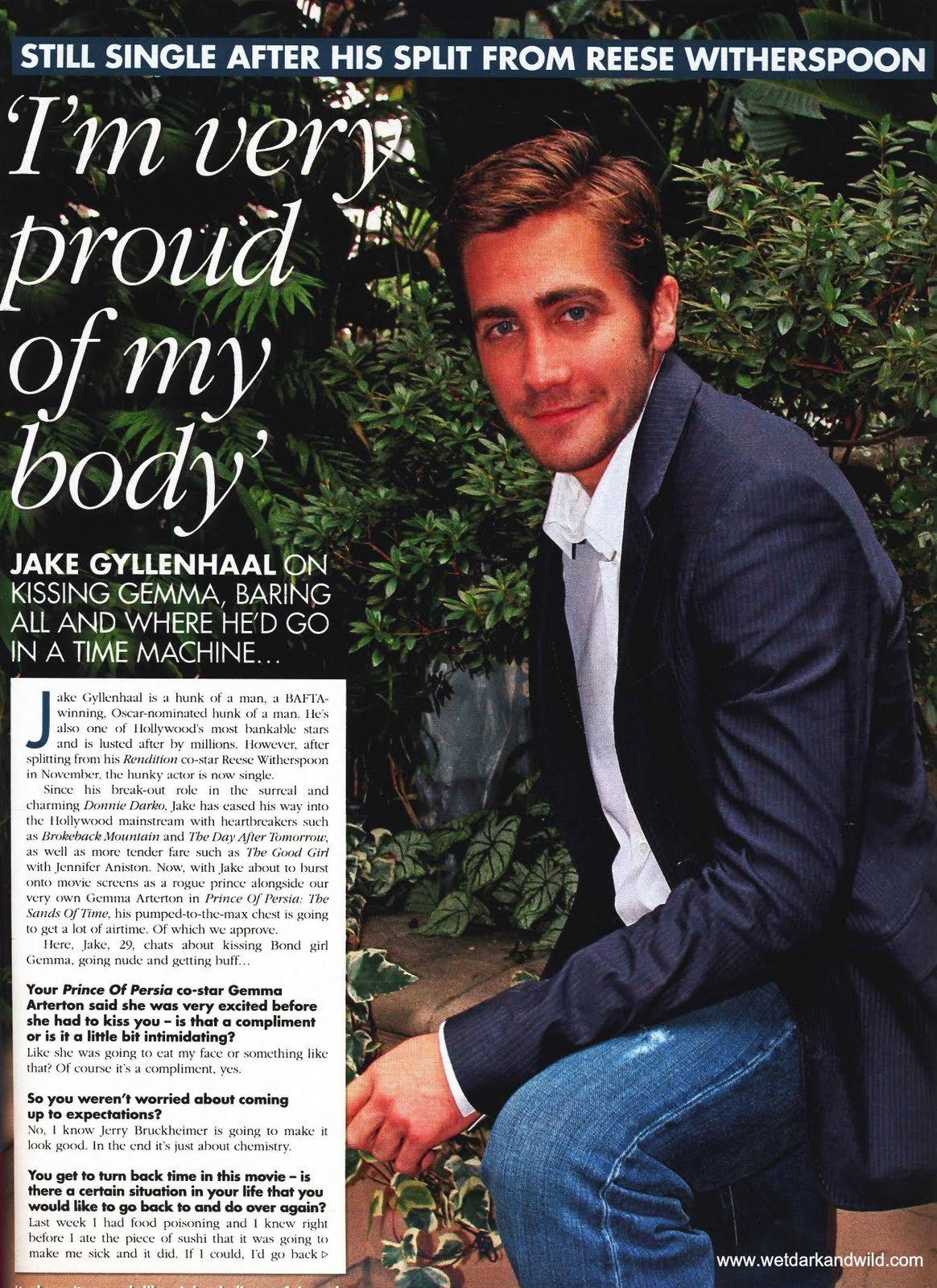 Jake Gyllenhaal Magazine Scans Naked Male Celebrities