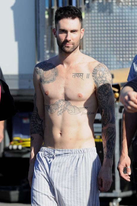 Adam Levine Shirtless Gallery Naked Male Celebrities