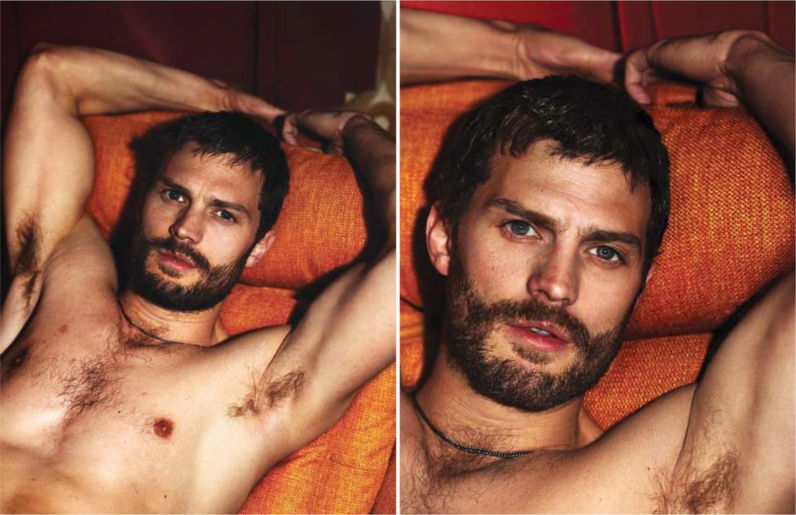 Jamie Dornan Sunbathes Shirtless Outdoors Naked Male Celebrities