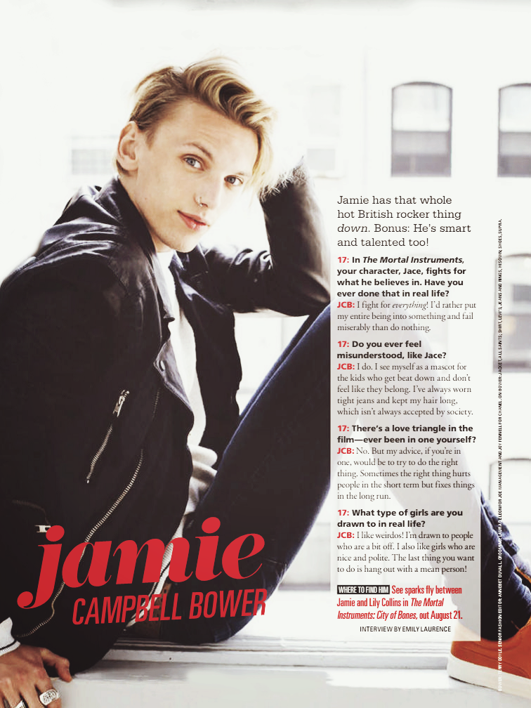 Jamie Campbell Bower Var Movie And Mag Scans Naked Male Celebrities