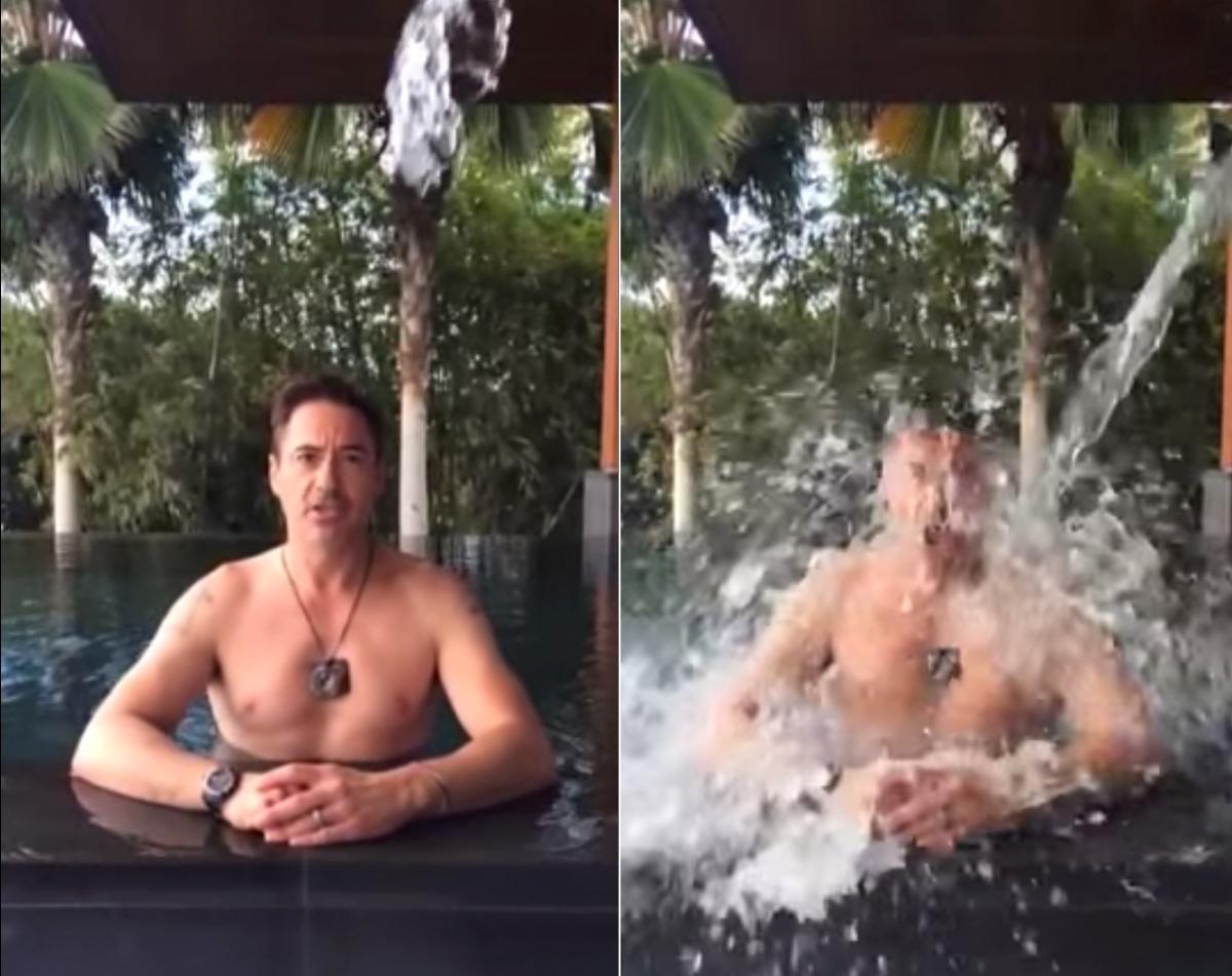 Robert Downey Jr Sunbathes Shirtless Outdoors Naked Male Celebrities