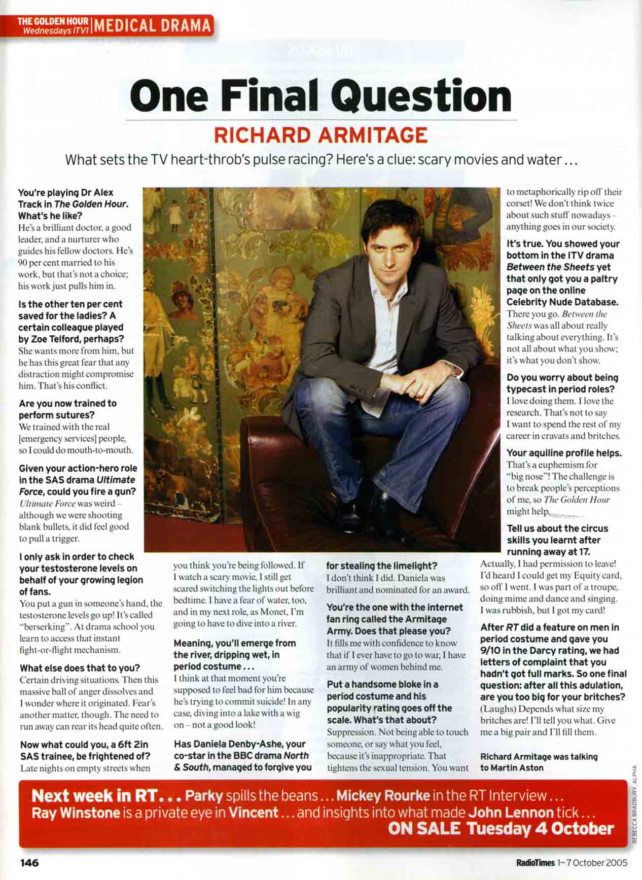 Richard Armitage Magazine Scans Naked Male Celebrities