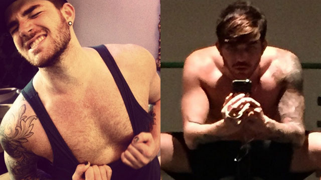 Adam Lambert Exposes His Muscle Body Naked Male Celebrities