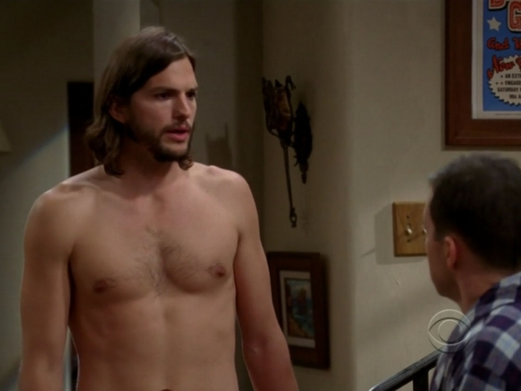 Ashton Kutcher Posing Completely Nude Naked Male Celebrities