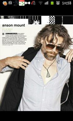 Anson Mount Various Sexy Mag Poses Naked Male Celebrities