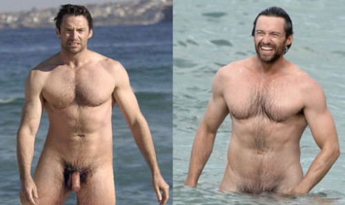 Hugh Jackman Exposes Huge Dick In A Shower Naked Male Celebrities