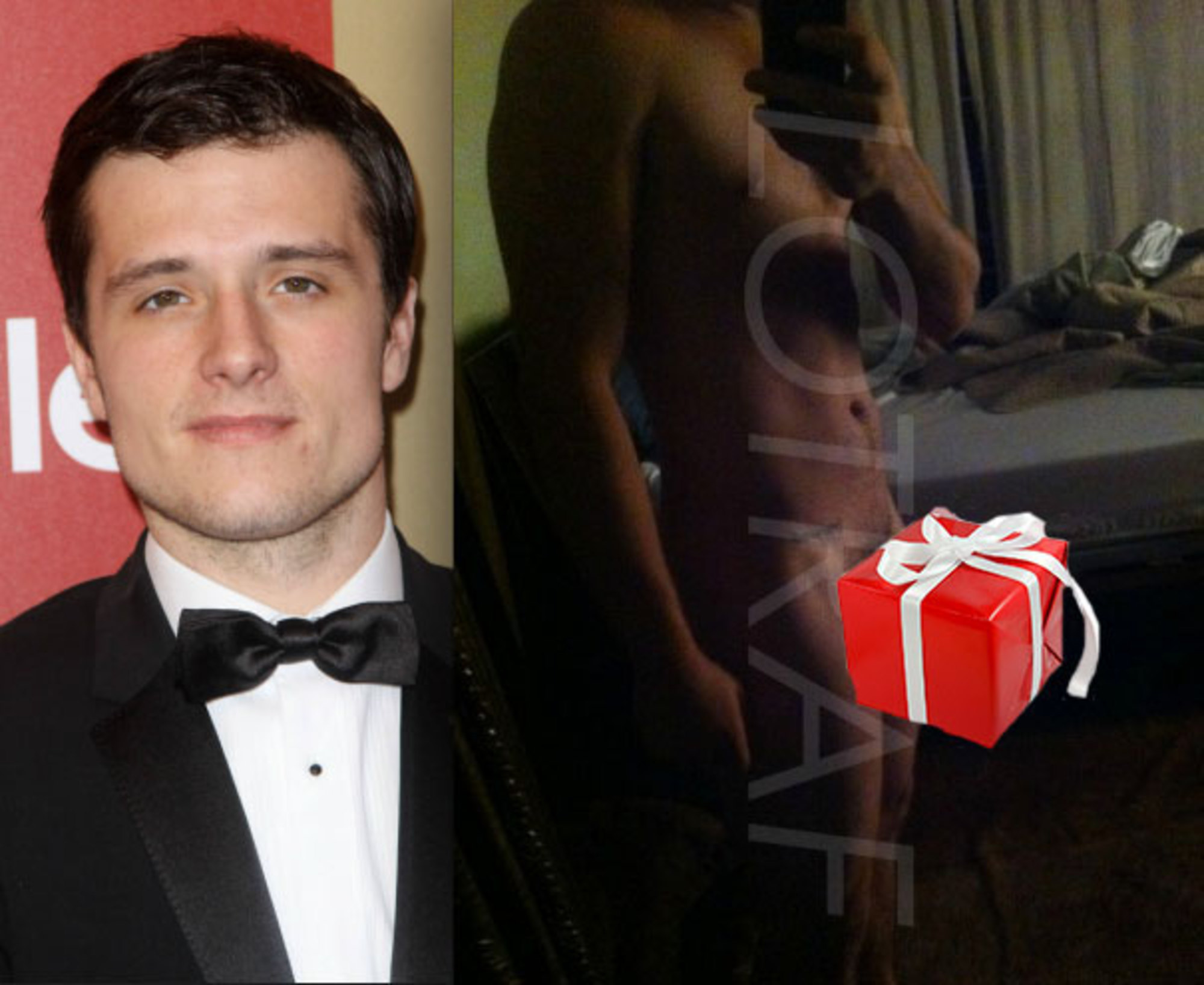 Josh Hutcherson shows erect cock in trunks – Naked Male celebrities