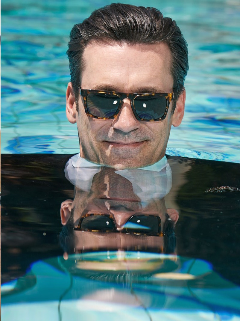 Jon Hamm Wet In The Pool Scans Naked Male Celebrities