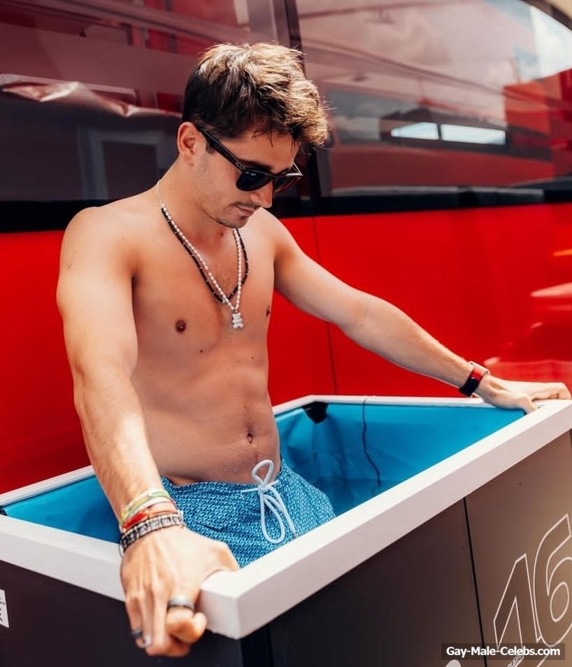 Charles Leclerc Great Bulge And Shirtless Photos Naked Male Celebrities