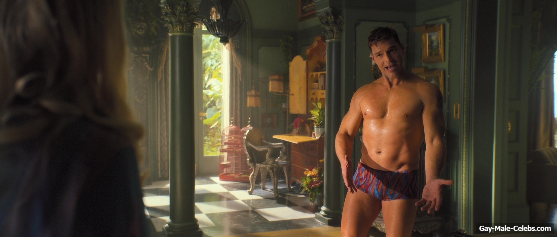 Ricky Martin nude torso