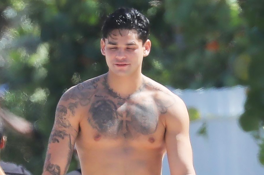 Ryan Garcia Caught Shirtless in Miami
