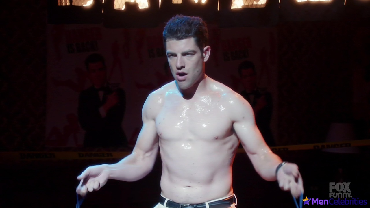 Max Greenfield jerk off