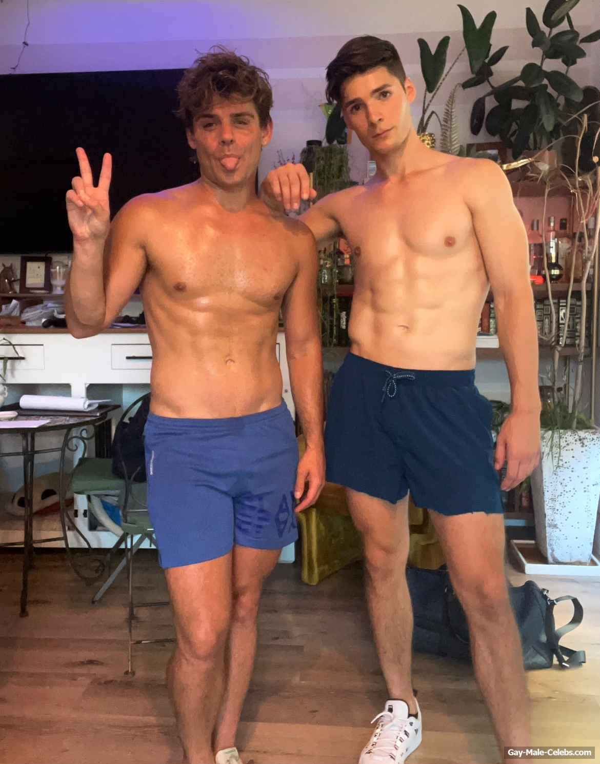 Garrett Clayton shirtless