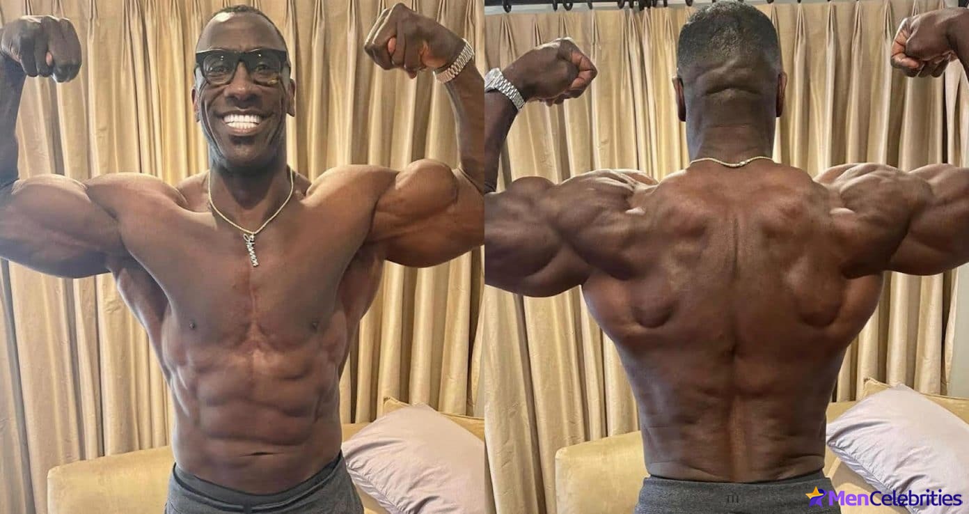 Shannon Sharpe shirtless