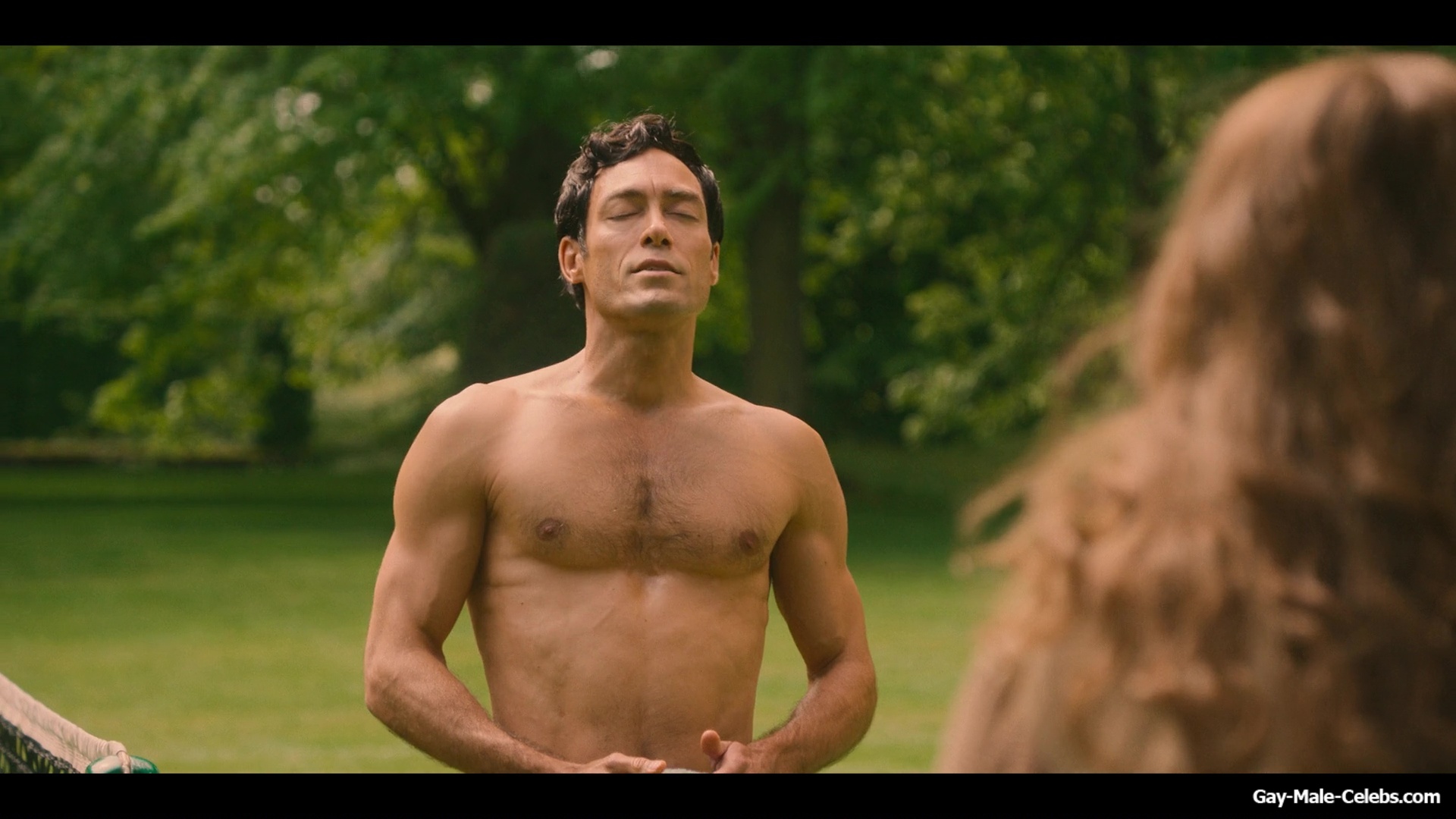 Alex Hassell shirtless