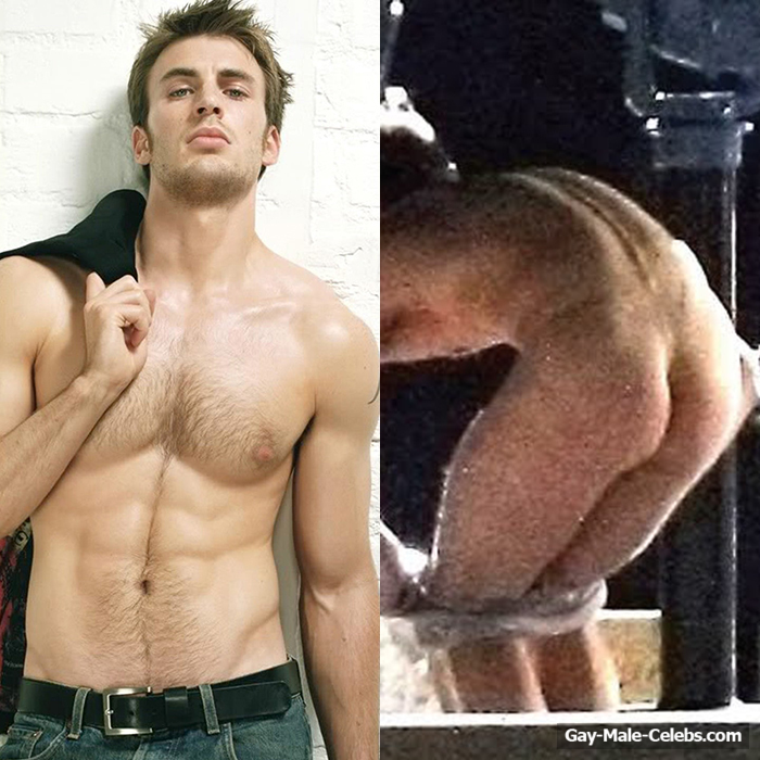 Chris Evans nude ass