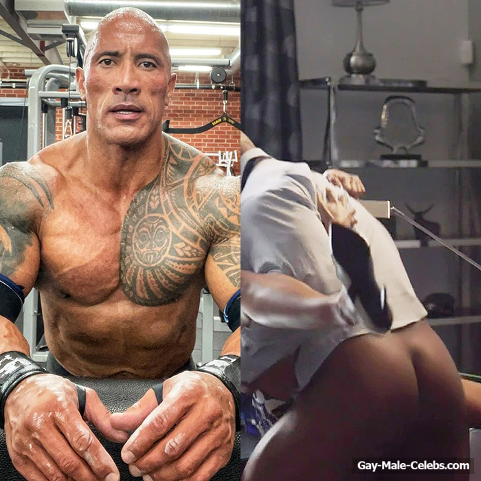 Dwayne Johnson nude ass