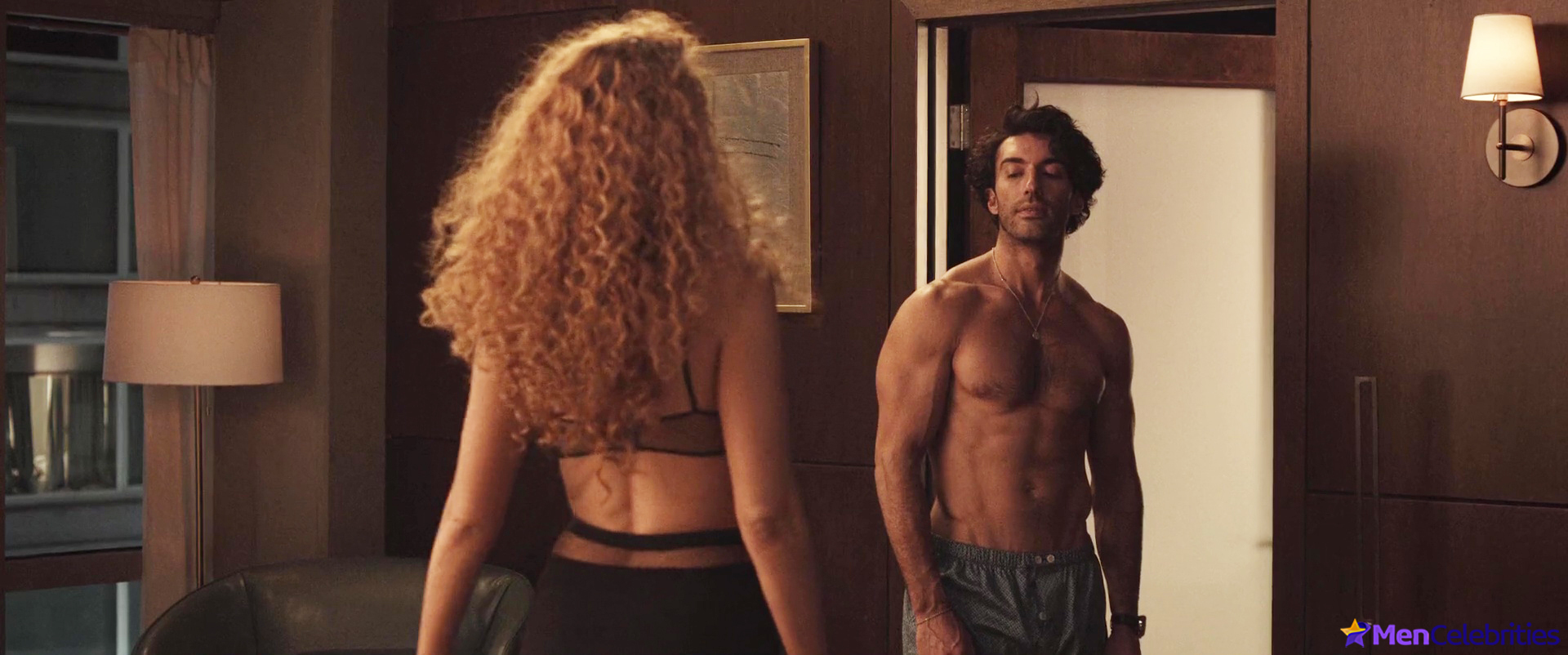 Justin Baldoni shirtless