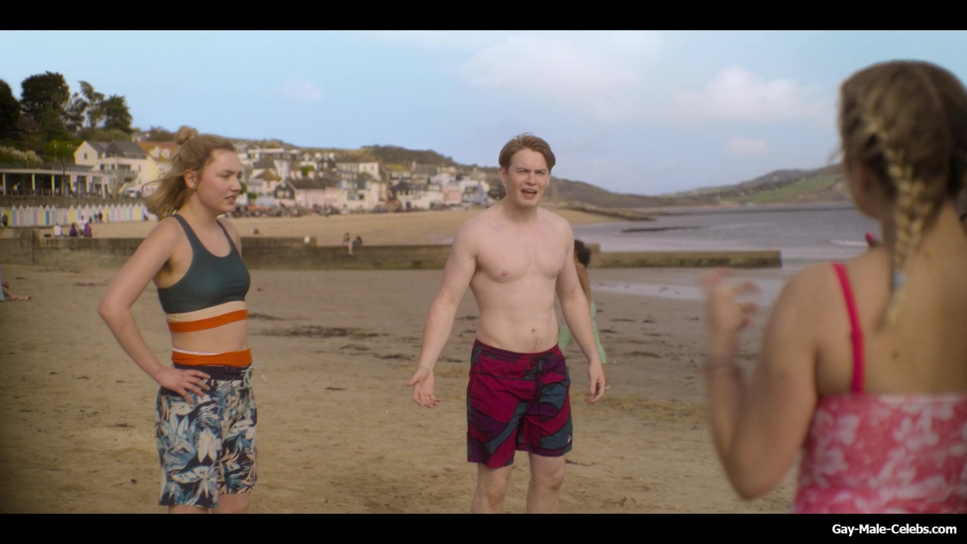 Kit Connor shirtless