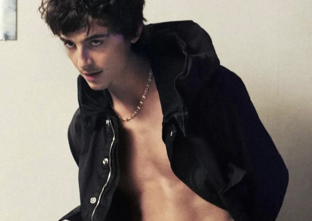 Timothée Chalamet Posing Sexy for Rolling Stone