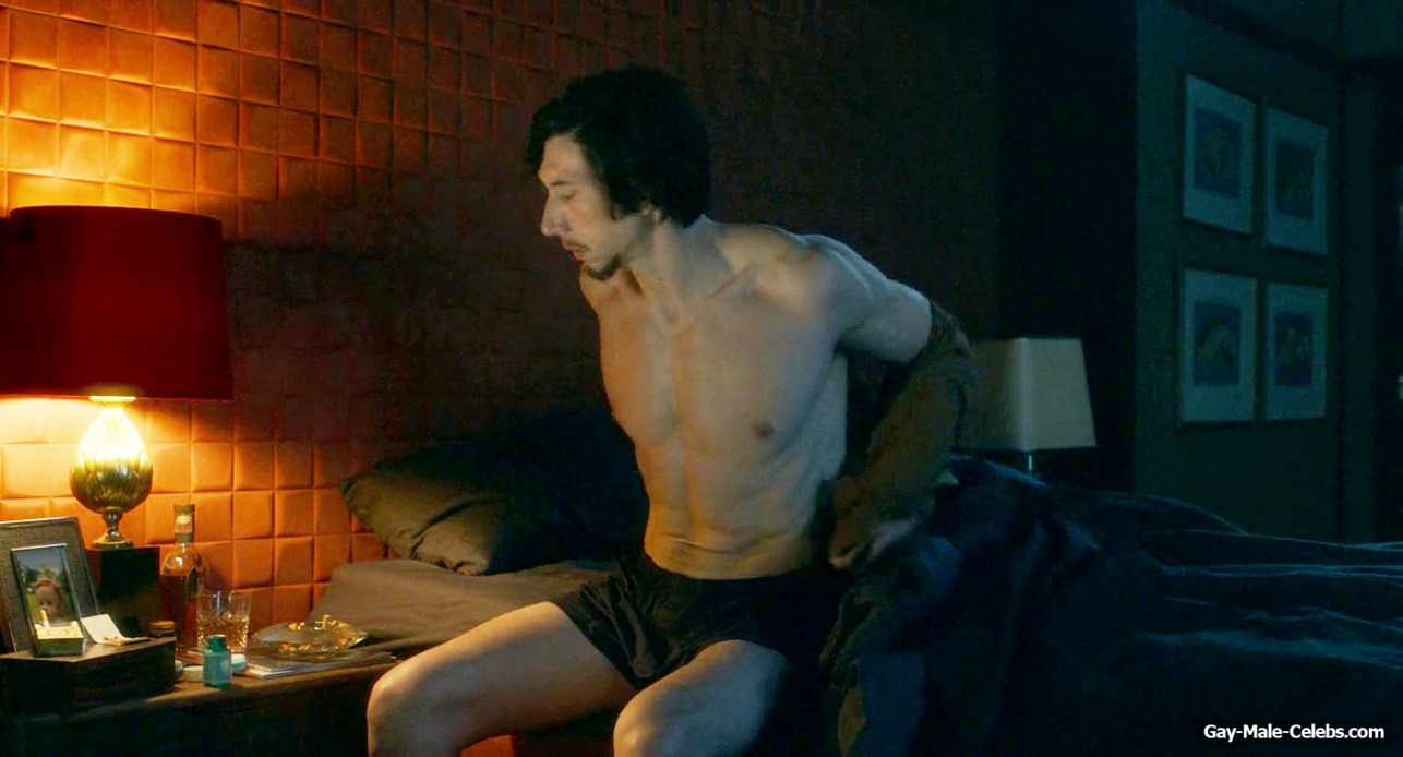 Adam Driver shirtless