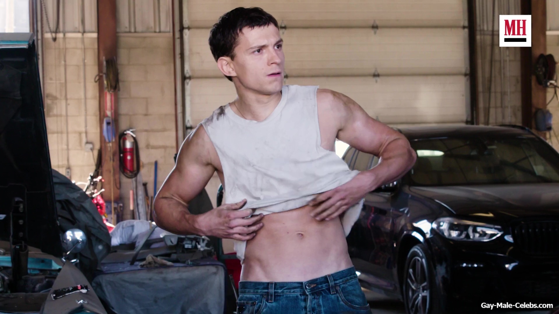 Tom Holland abs