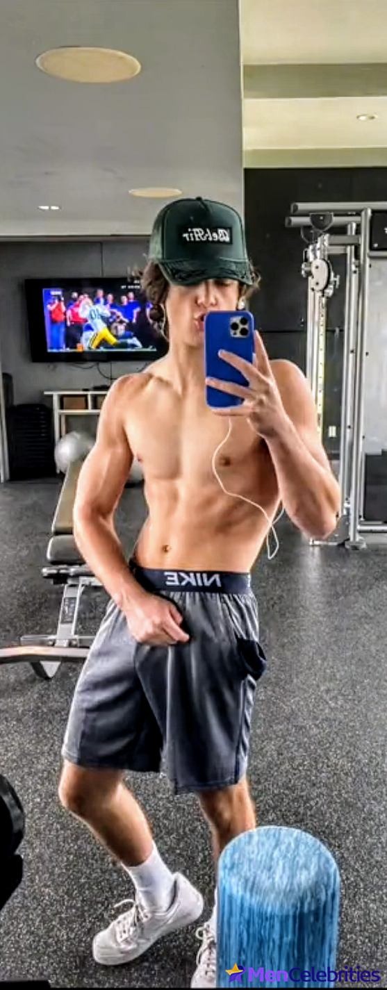 Asher Angel cock bulge