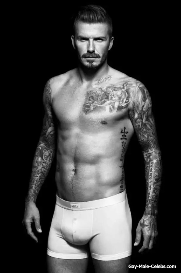 David Beckham cock bulge