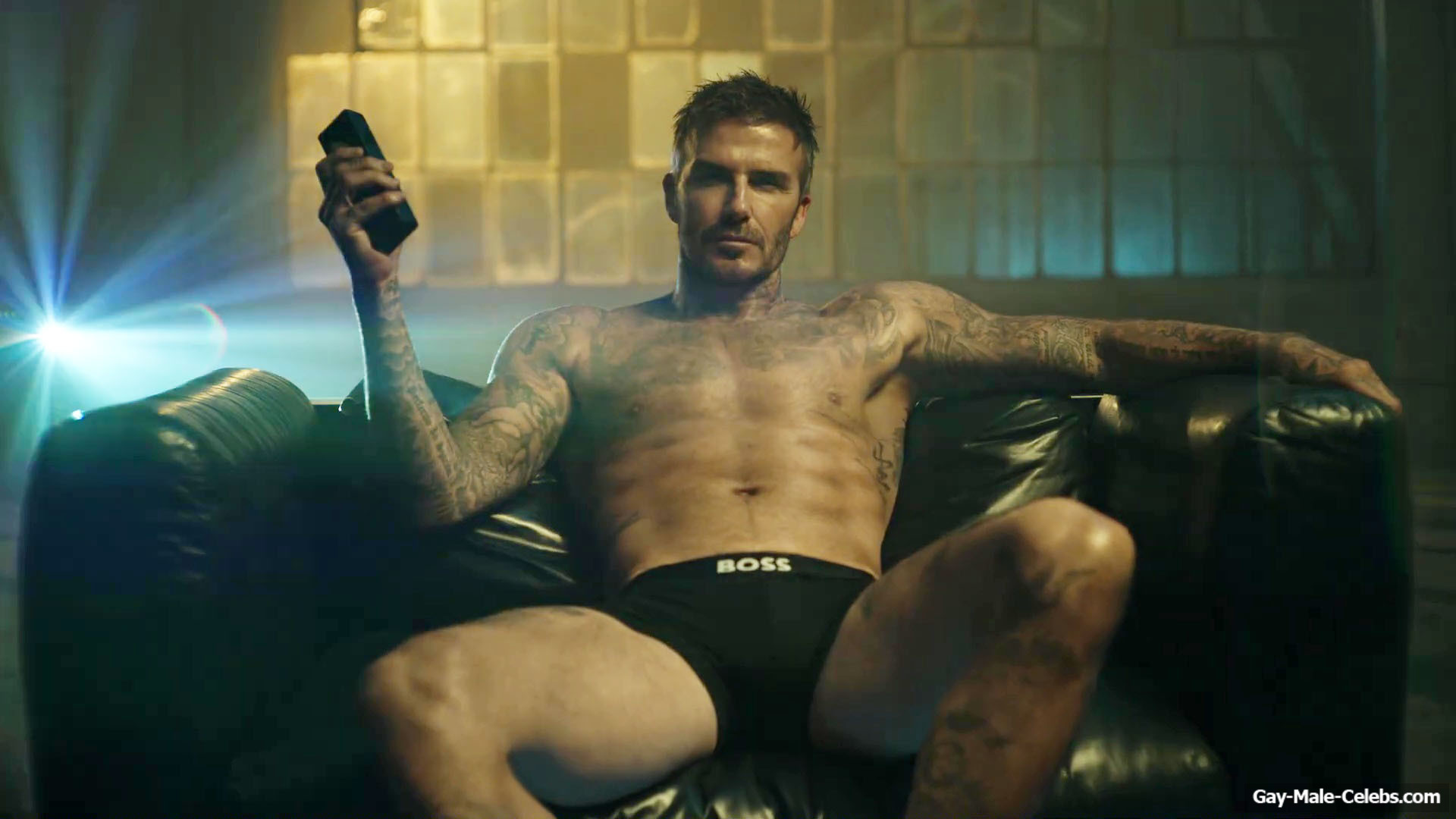 David Beckham naked