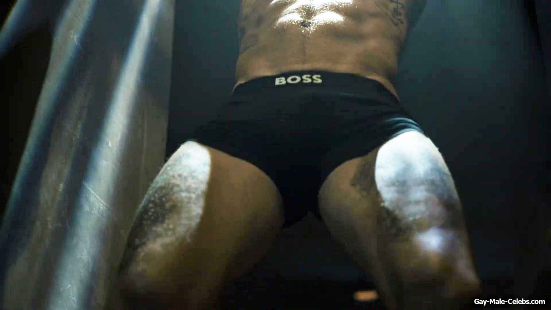 David Beckham cock bulge