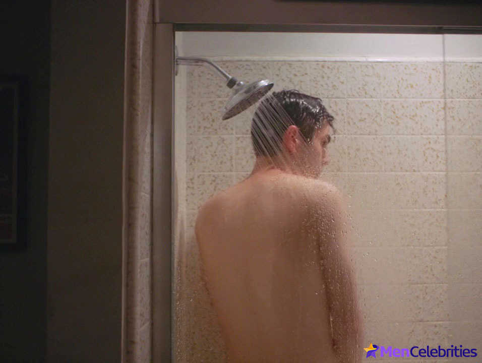 James Sweeney nude in shower