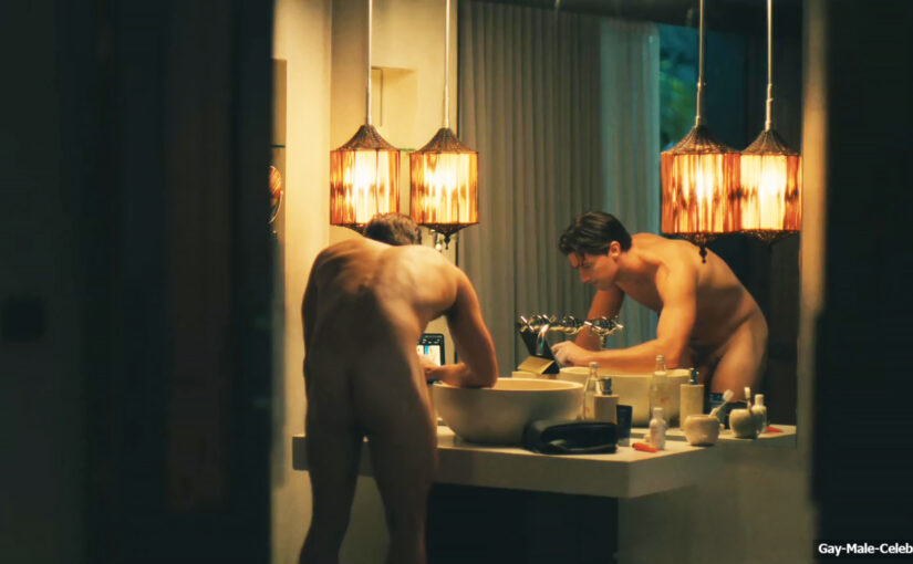 Patrick Schwarzenegger Nude Dick Moment in The White Lotus