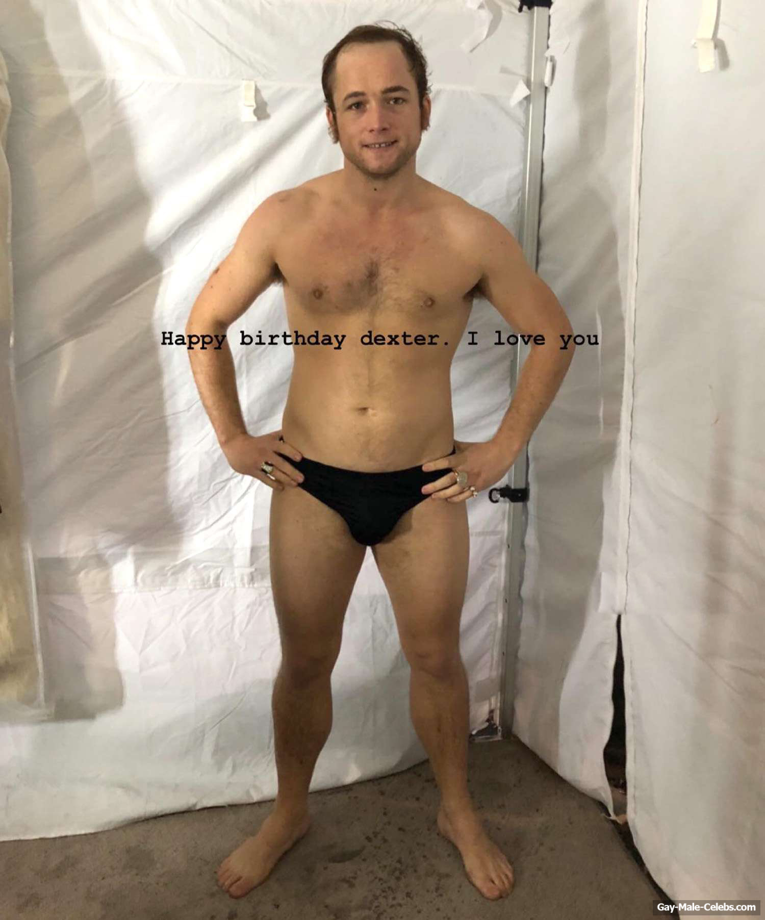 Taron Egerton nude