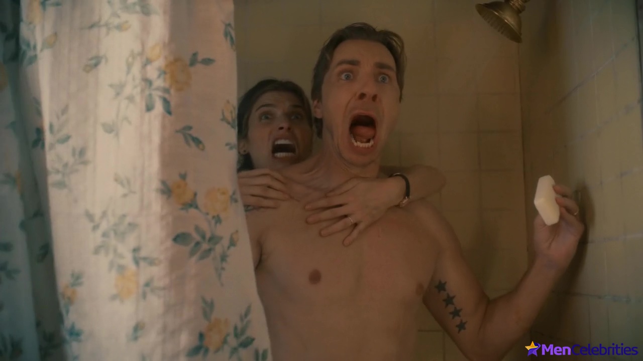 Dax Shepard nude in shower