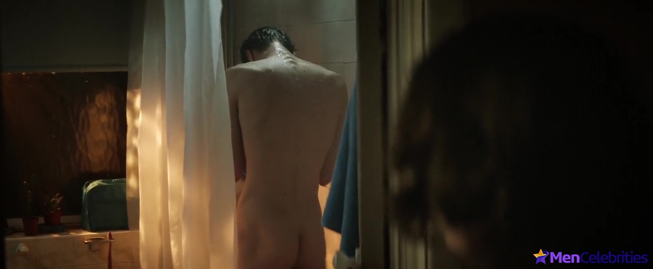 Hugh Skinner nude in shower