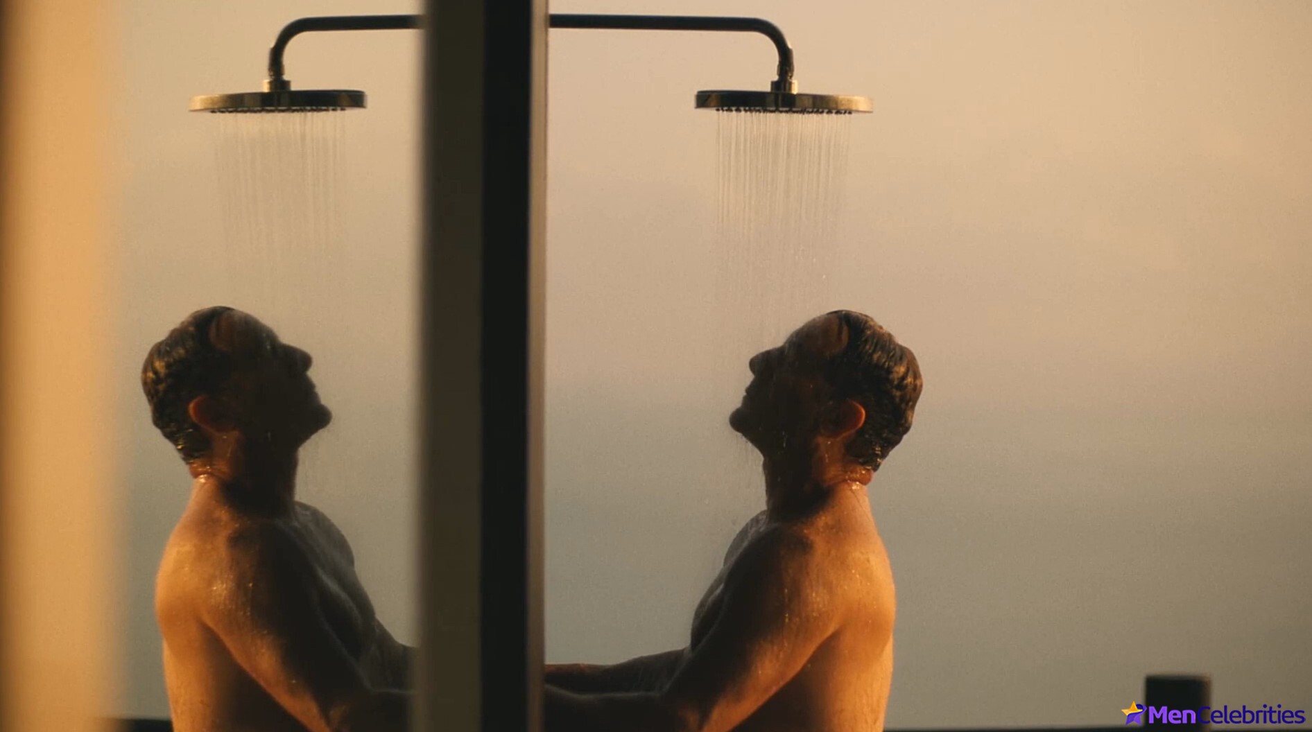 Jason Isaacs nude in shower