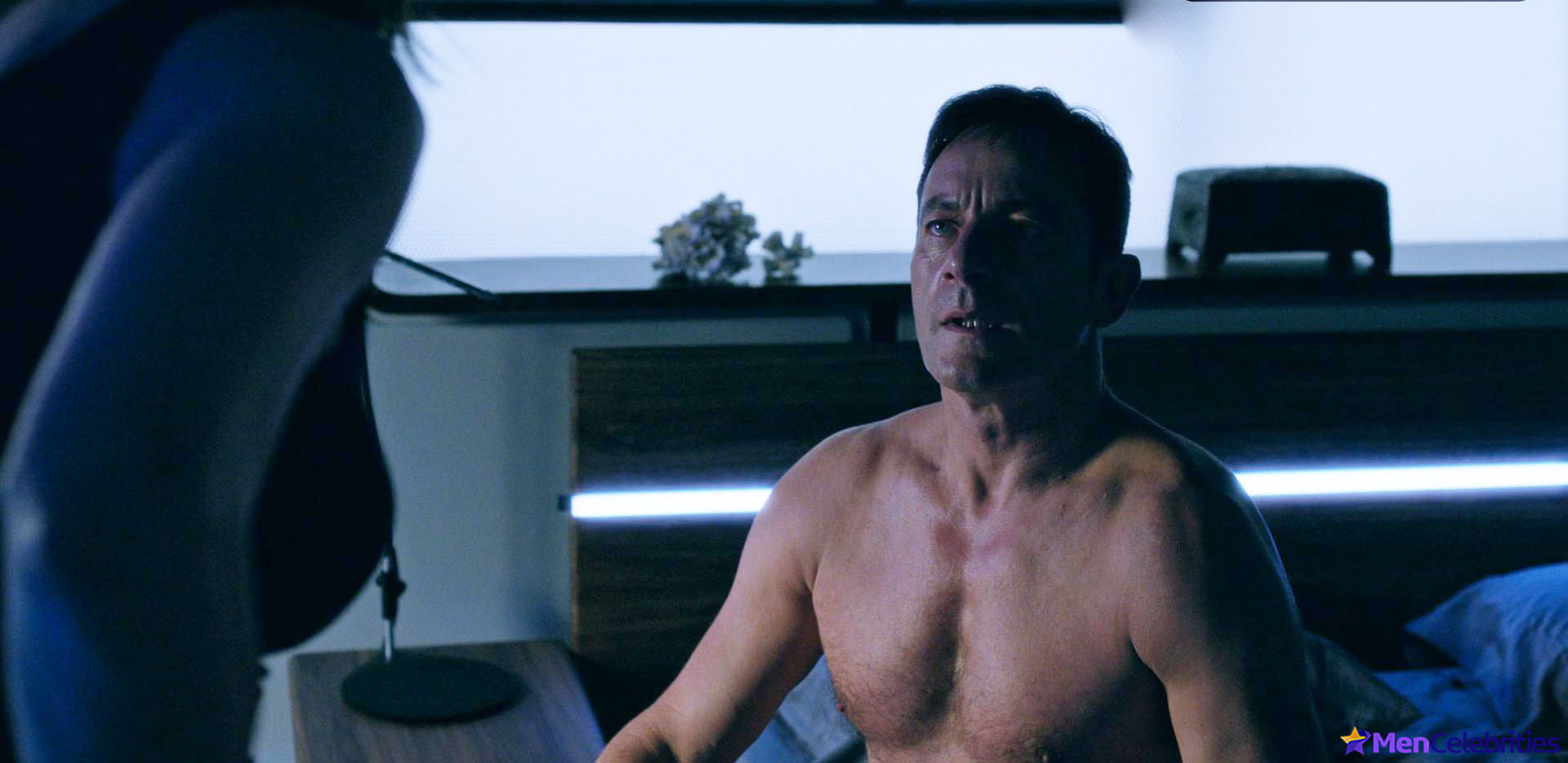 Jason Isaacs shirtless