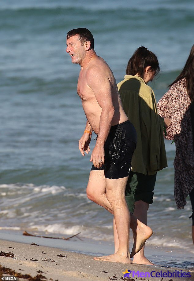 Jason Isaacs shirtless