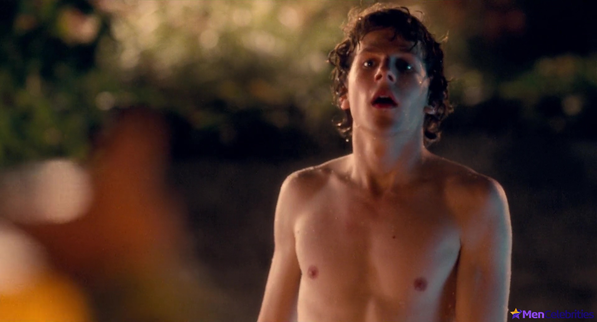 Jesse Eisenberg shirtless