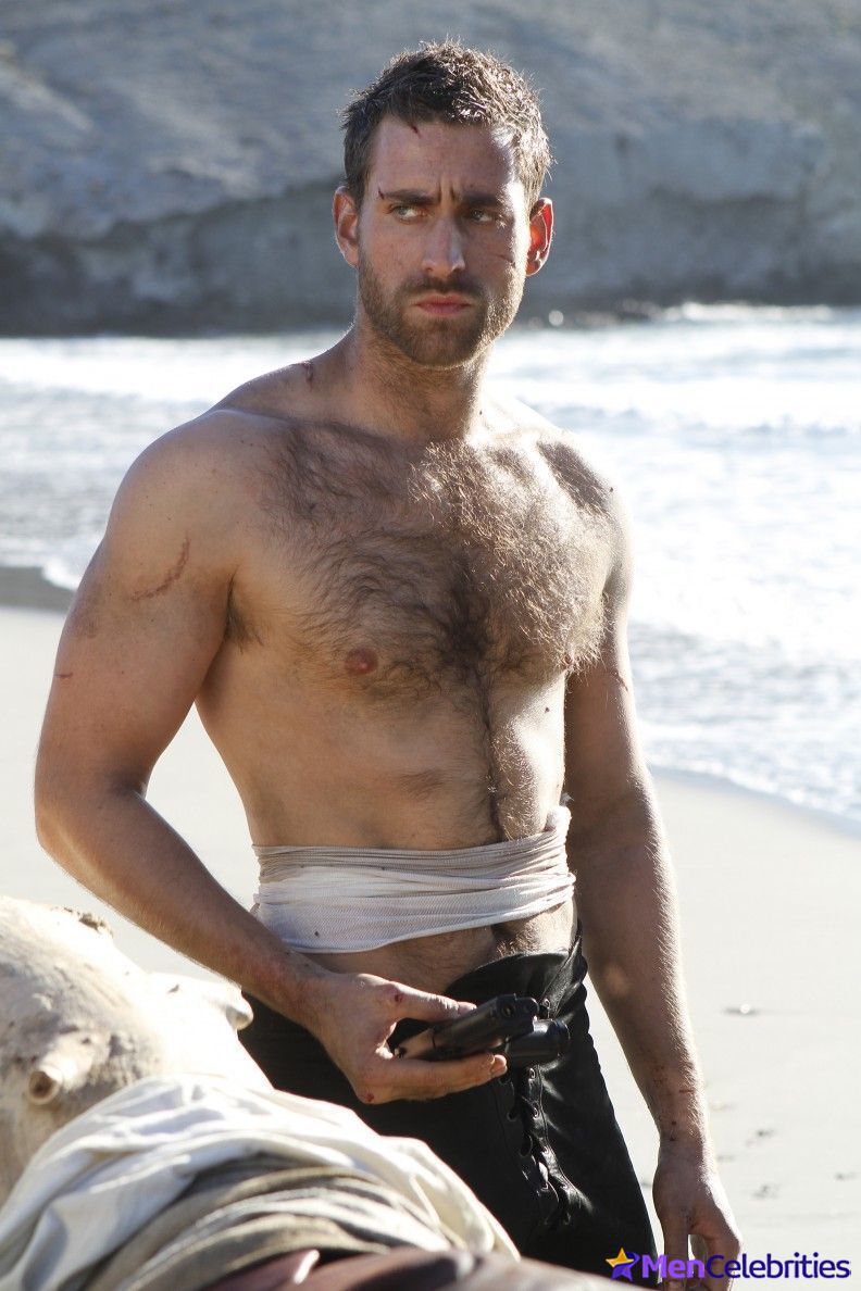 Oliver Jackson-Cohen nude torso