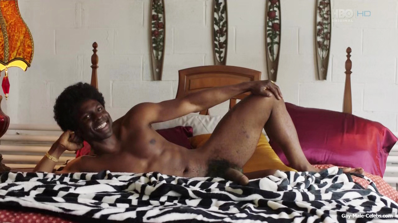 Gbenga Akinnagbe nude celebrity penis