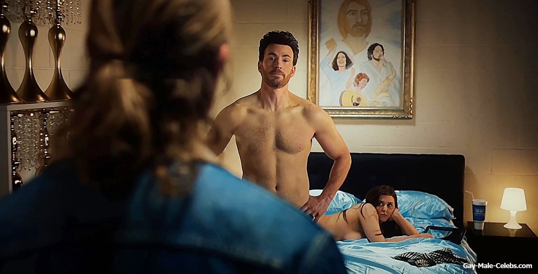 Chris Evans frontal nude