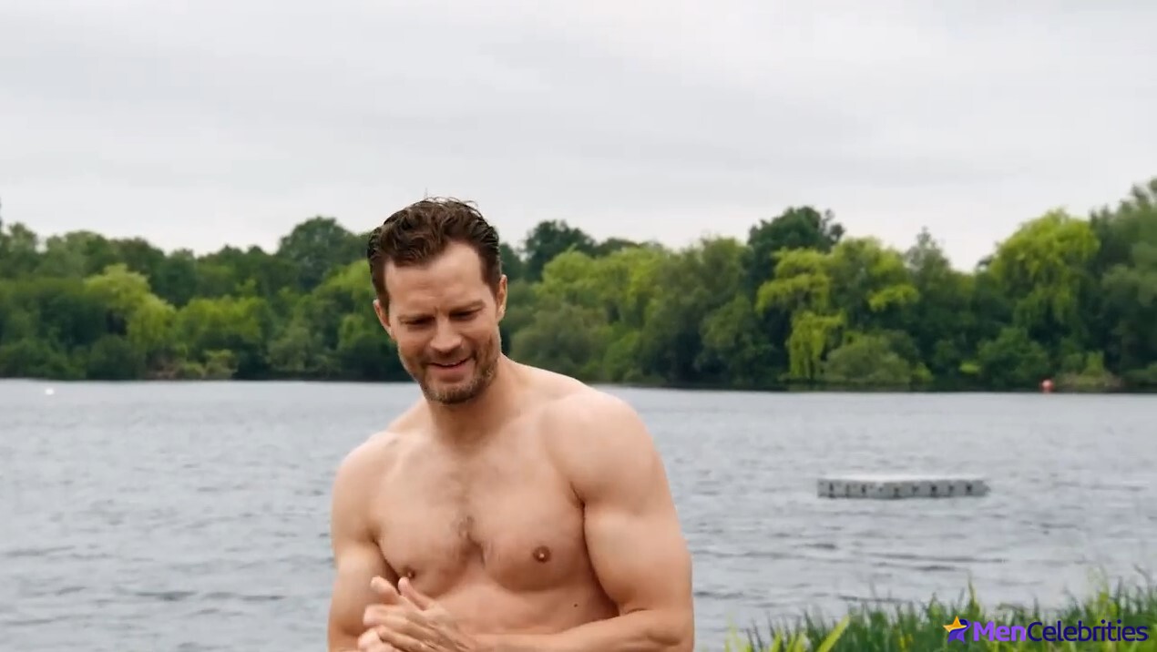 Jamie Dornan shirtless