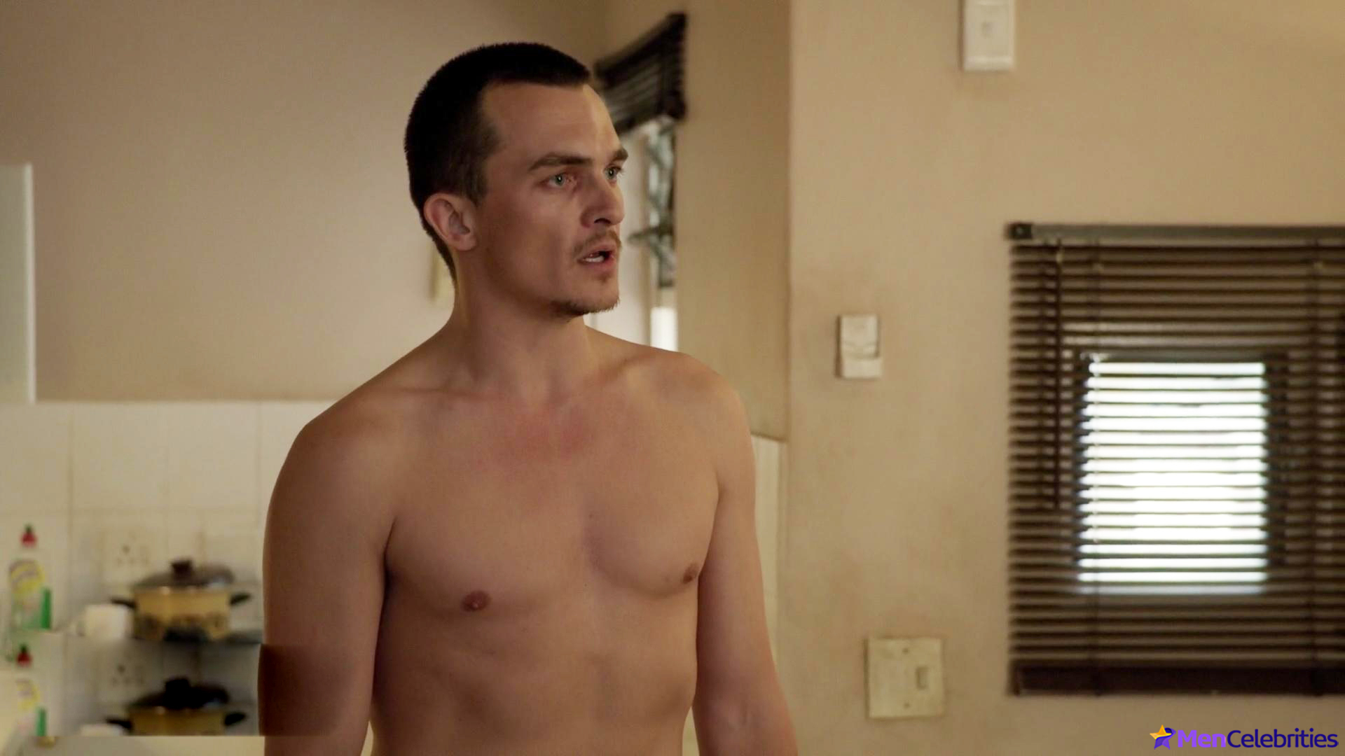 Rupert Friend naked torso
